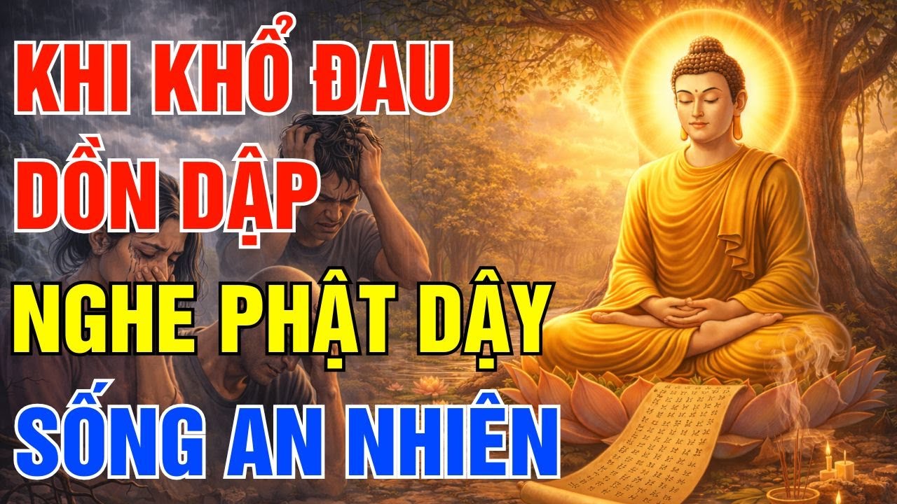 Khi Khổ Đau Dồn Dập - Đây Là Cách Phật Dạy Giúp Bạn Sống An Nhiên Mỗi Ngày| Gieo Bình An