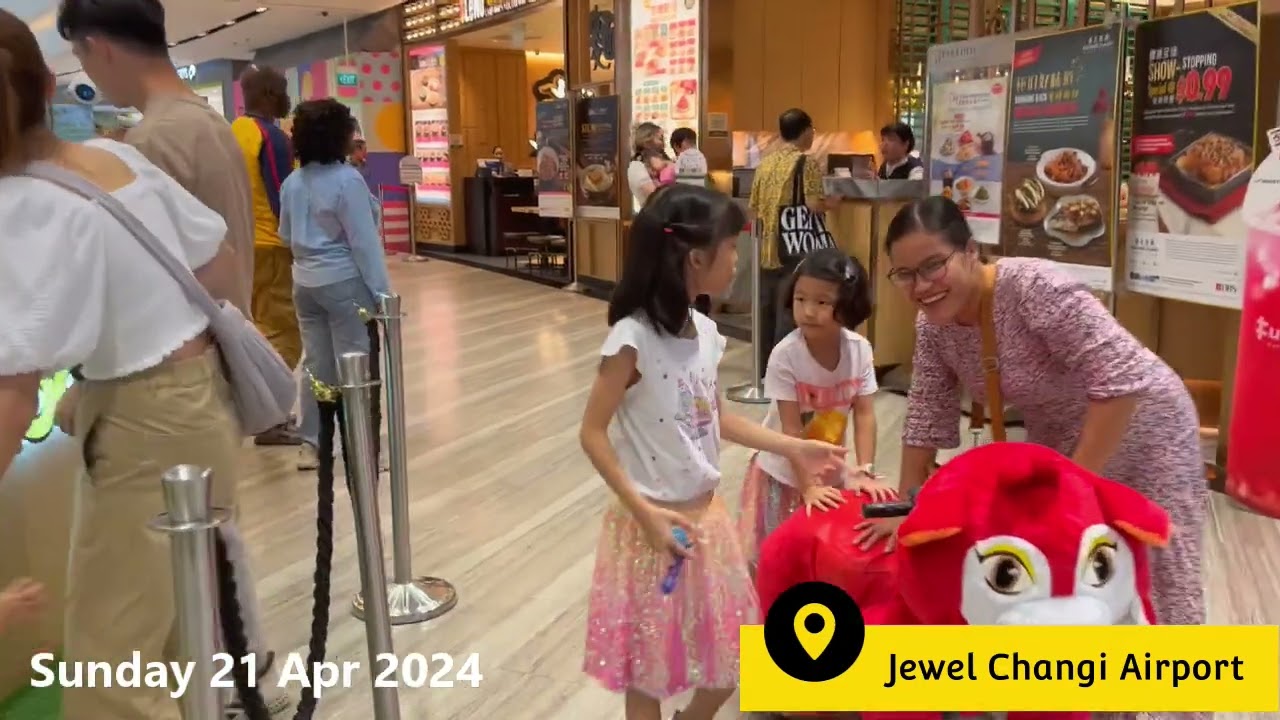 Walk Tour to Jewel Changi Airport in April 2024