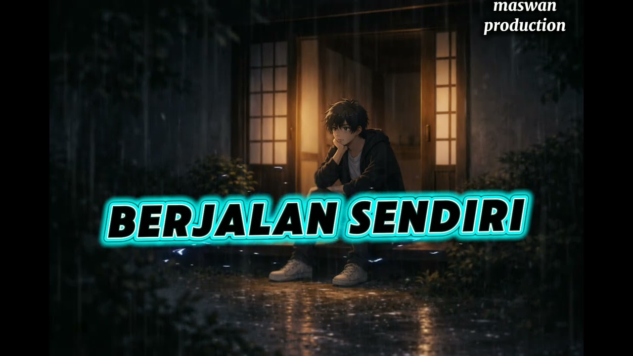 Berjalan sendiri - maswan ( official musik video )