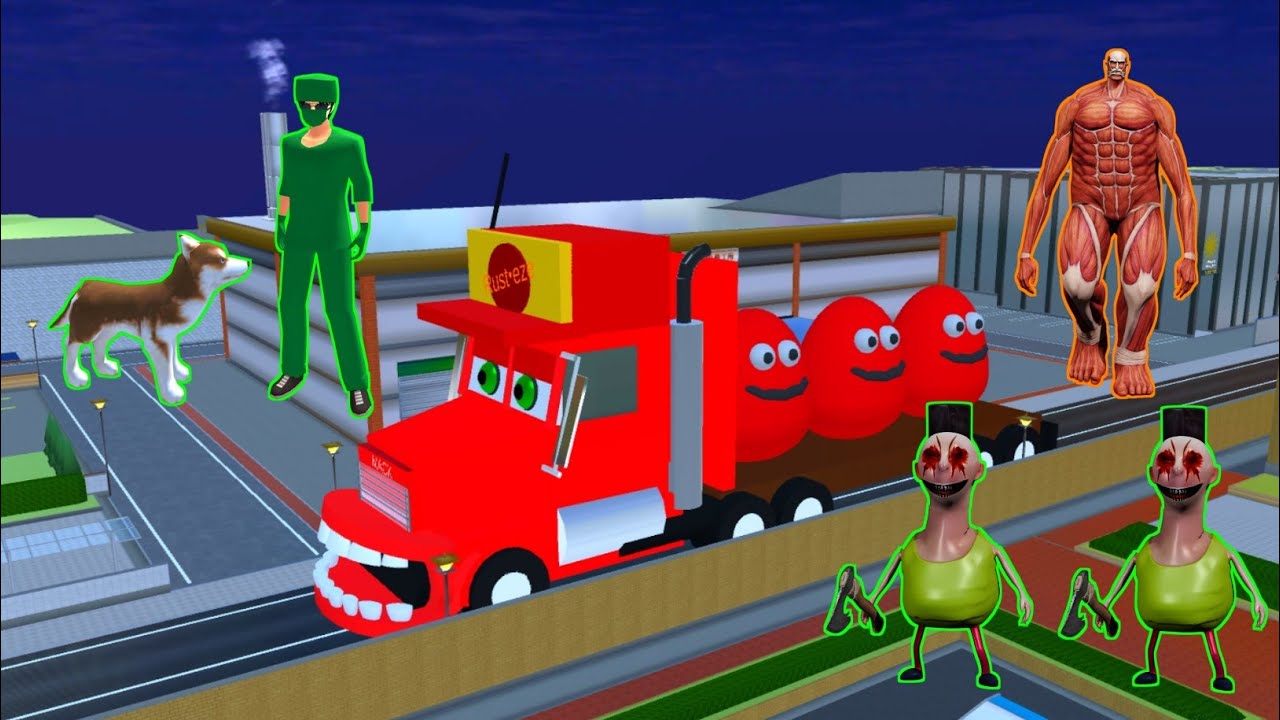 CCTV recorded the city of Sakura being attacked by Monster Hamood Habibi, Mack Water, and Titan 😱😱