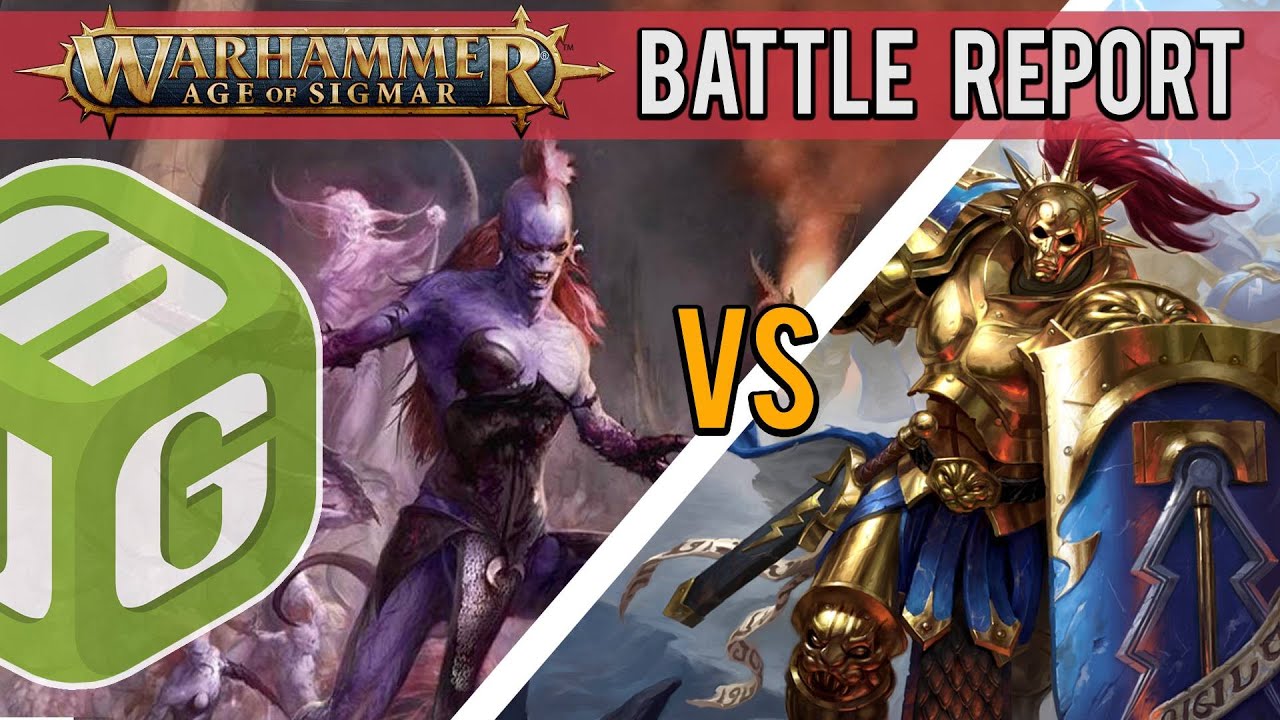 Stormcast Eternals vs Hedonites of Slaanesh - Age of Sigmar Battle Report Ep 120