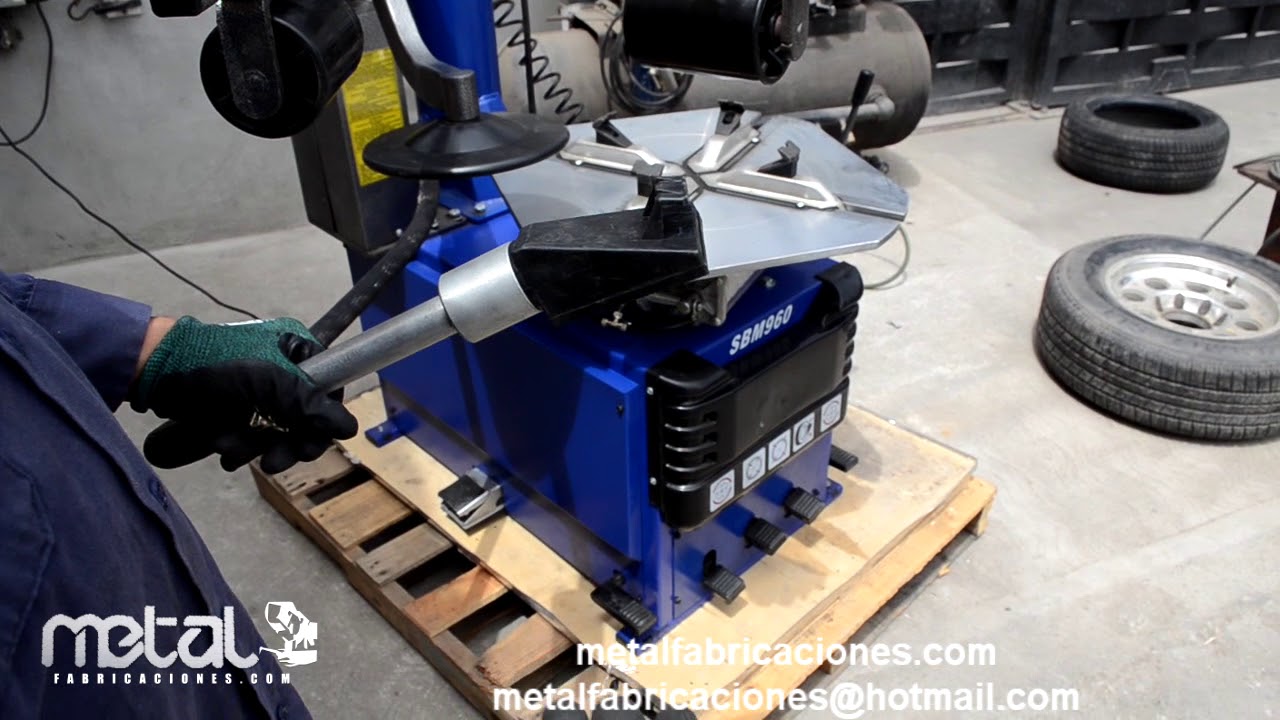 Desmontadora De Llantas Semiautomatica  Para Rines De Aluminio 24
