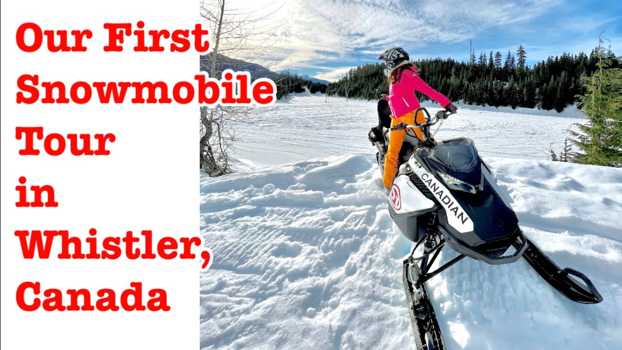 Our First Snowmobile Tour in Whistler. How much and where? #whistler #snowmobiletour #