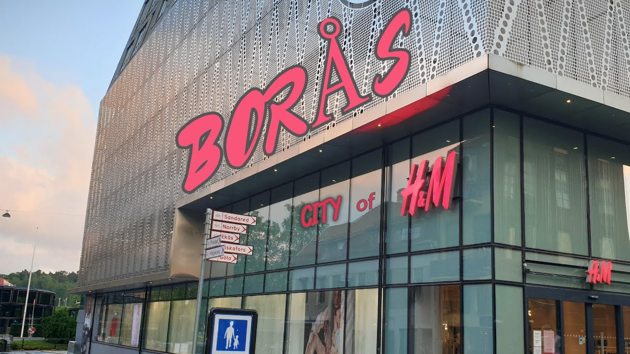 Driving around Borås City  Sweden | Virtual Travel | Relaxing Music