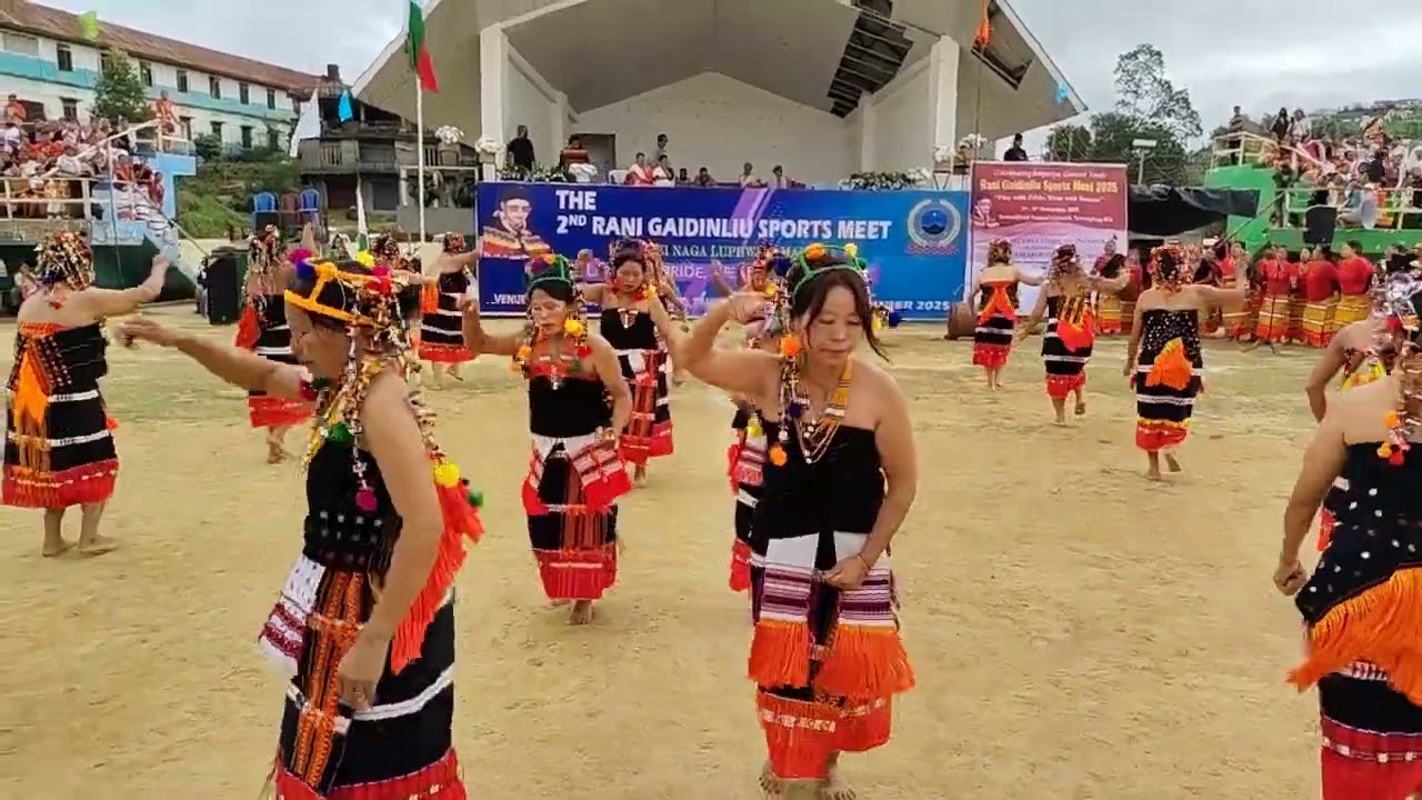 Rongmei cultural harvesting dance by Tamenglong luangrian, Manipur 