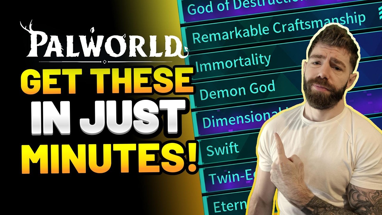 The FASTEST Way to Farm Rainbow Passive Skills | Palworld 1.0
