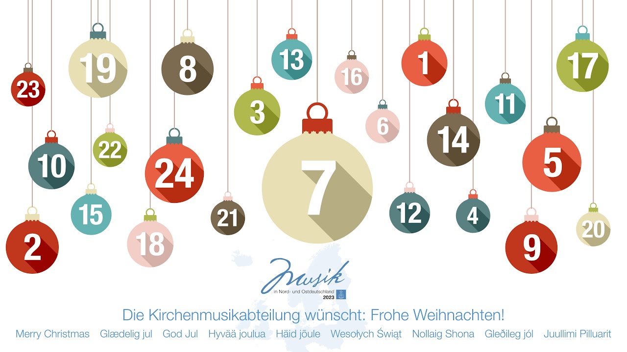 Musikalischer Adventskalender der NAK Nord- und Ostdeutschland. Das 7. Türchen.