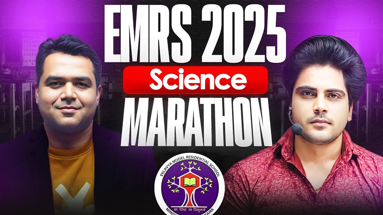 EMRS 2025 Science Marathon 🔥 by Sachin Academy live 3pm