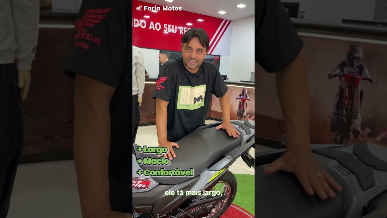 Nova NXR Bros 160 2025 aqui na Faria Motos, venha fazer um test-ride! 🏍💥