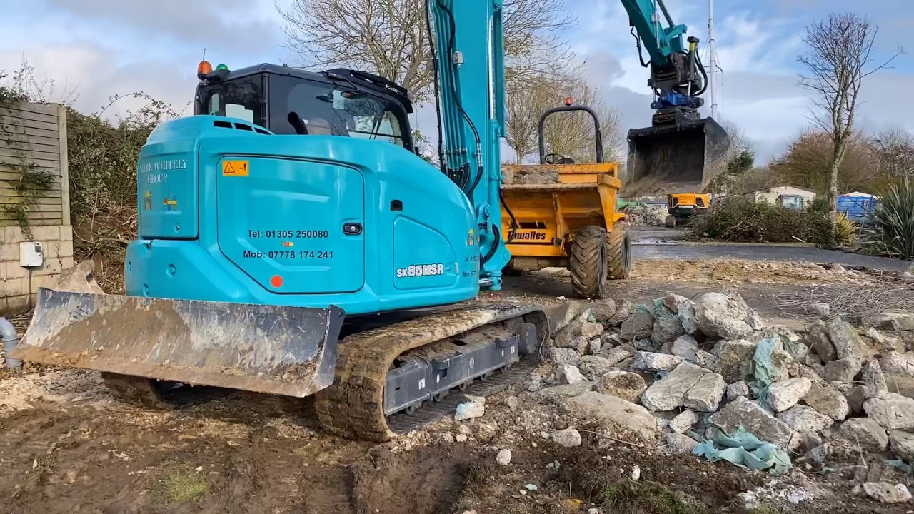 Kobelco SK85MSR-7 with SMP Tiltrotator Mark Whitley Group