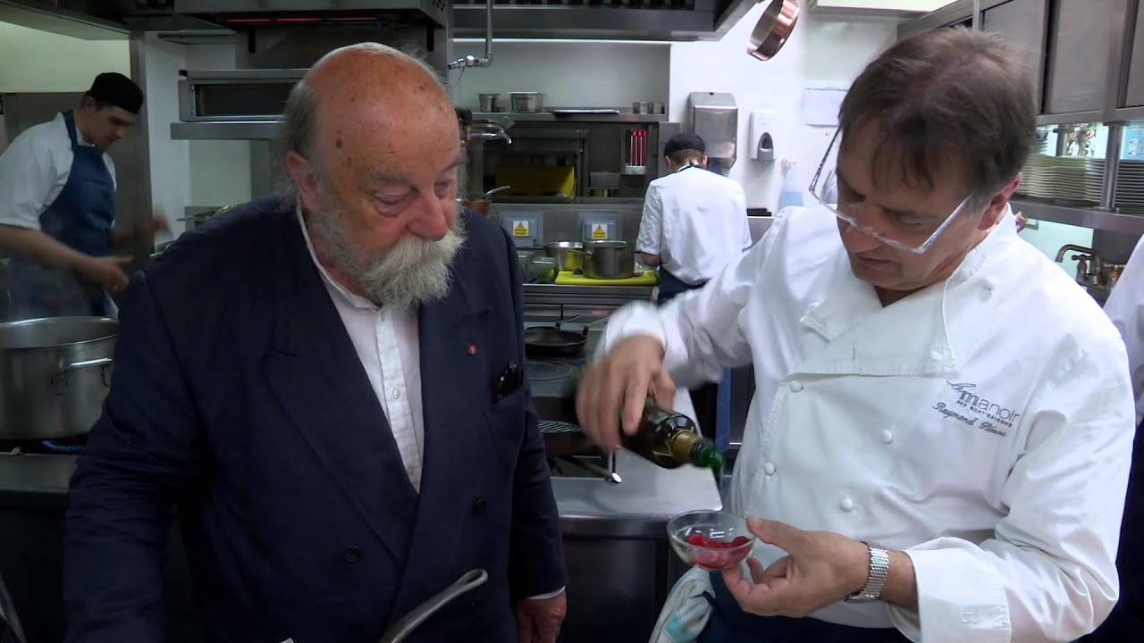 Raymond Blanc cooks at Le Manoir - from coolcucumber.tv programme 39
