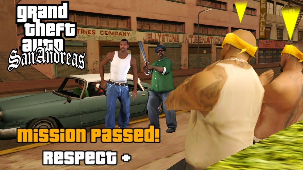 Big Smoke & CJ Fight Other Gang 