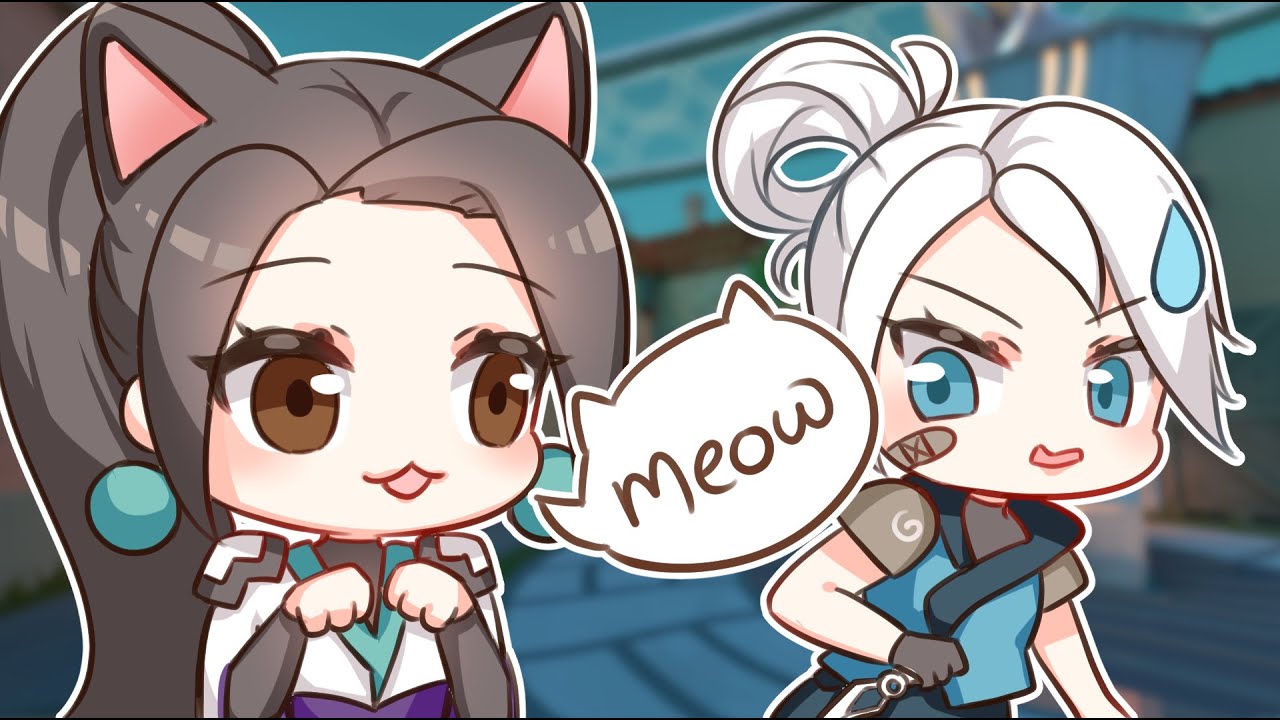 1 kill = 1 meow (valorant cat girls gone wild)