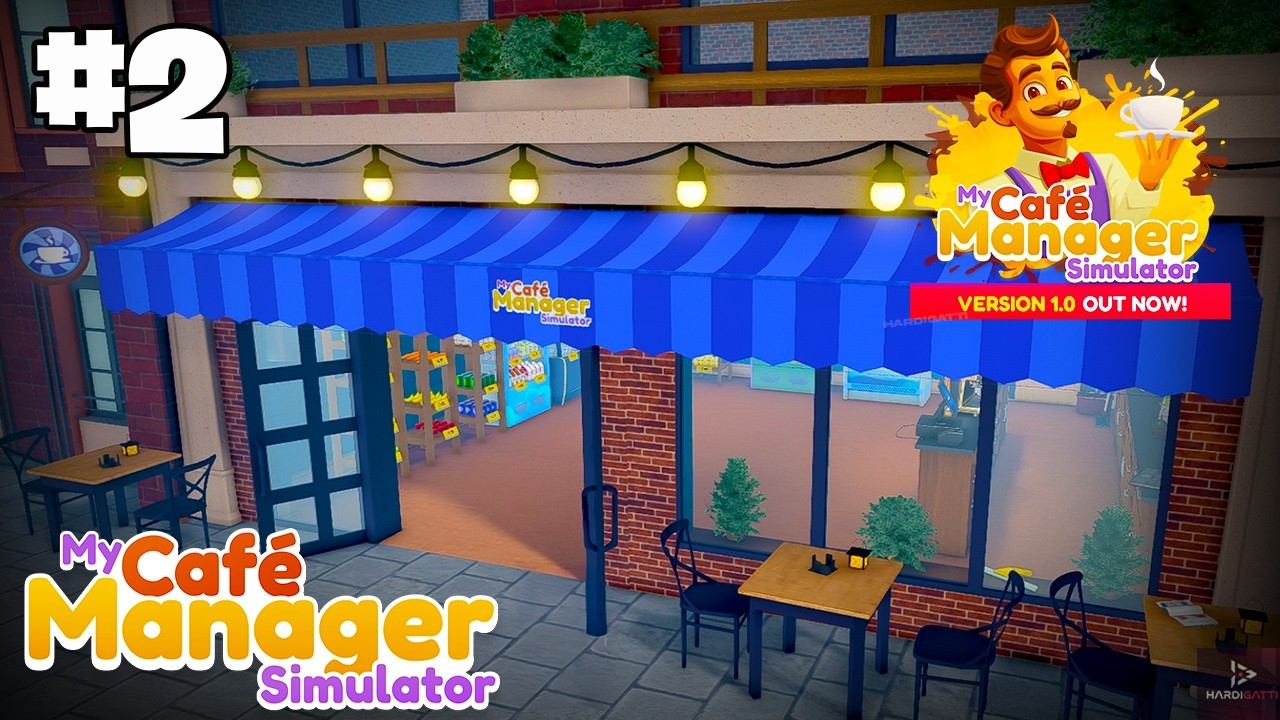My Café Manager Simulator #02 ☕ Café erweitern! Neues Regal, Gebäck & Deko 🌸 | Deutsch Gameplay