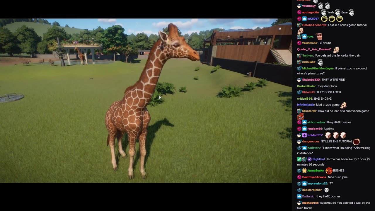 Jerma Streams [with Chat] - Planet Zoo