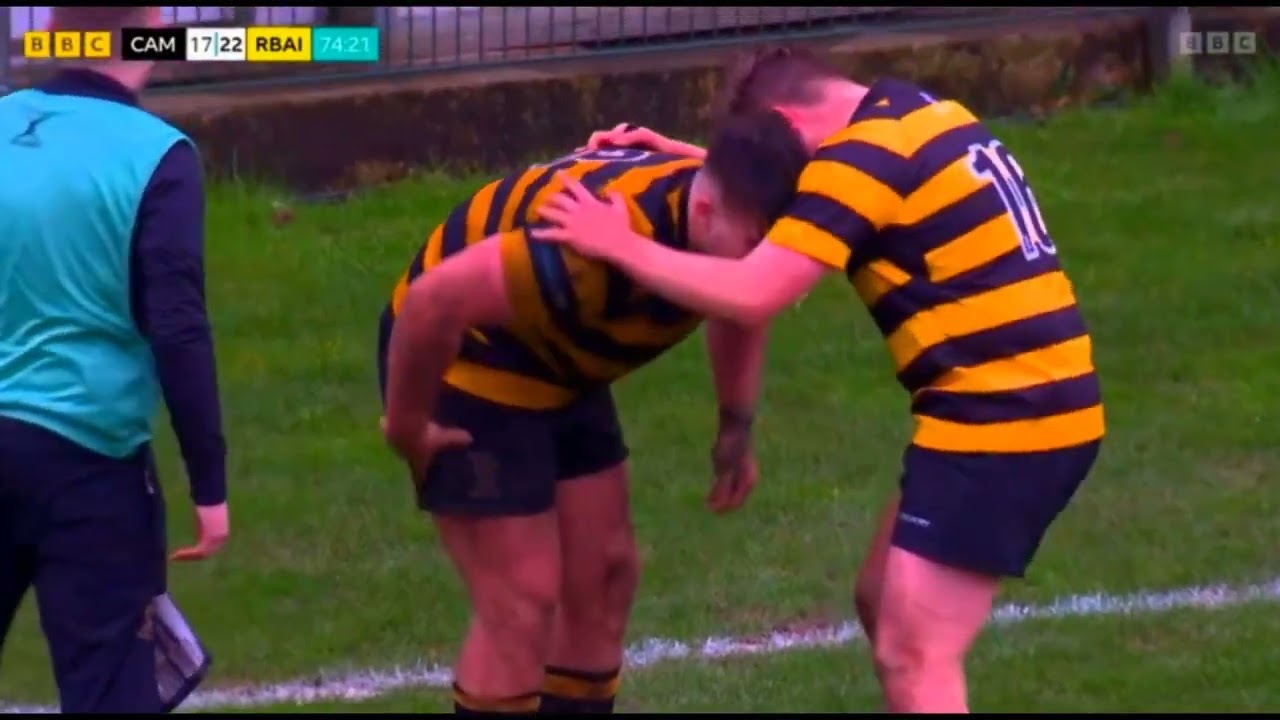 Extended Version   Dramatic Jacob Boyd Winning Try  RBAI v Campbell 2023 Ulster Schools' Rugby Final