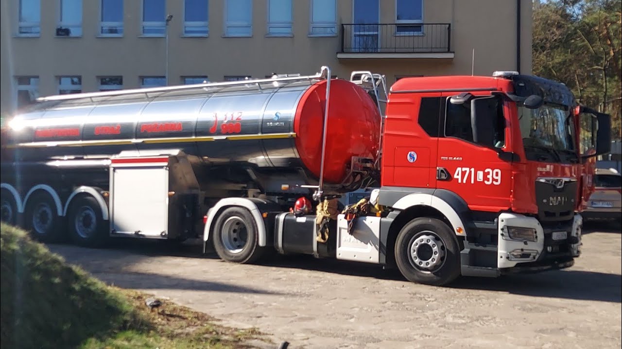 Przejazdy zastępów z Otwocka i województwa Lubelskiego podczas awarii sieci wodociągowej w Otwocku
