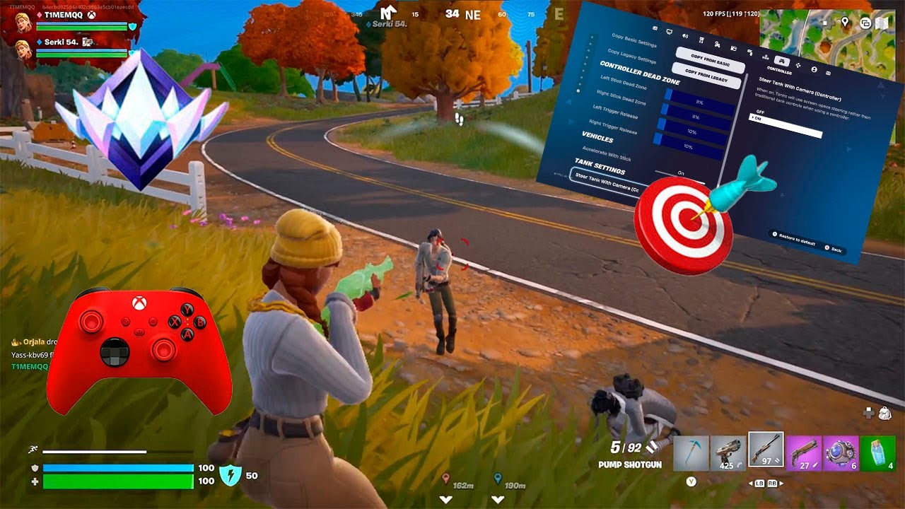*UPDATED* BEST Controller Settings For Fortnite Ranked 