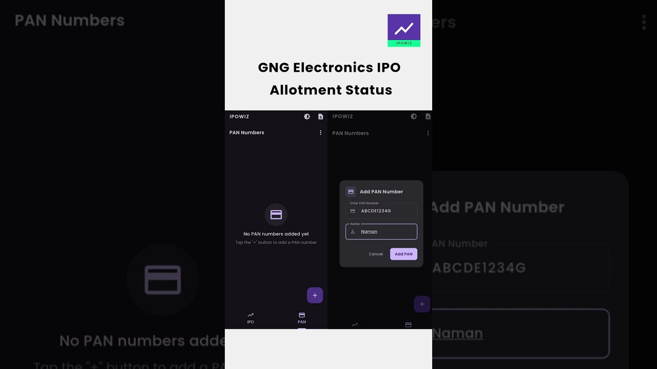 How to check GNG Electronics IPO Allotment #shorts