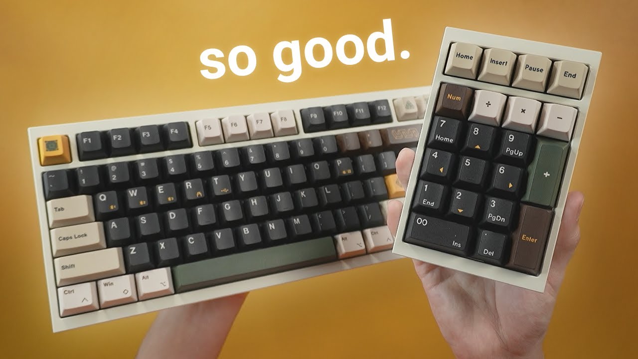 Custom keyboard with a customizable numpad... (LUMINKEY98 Review)