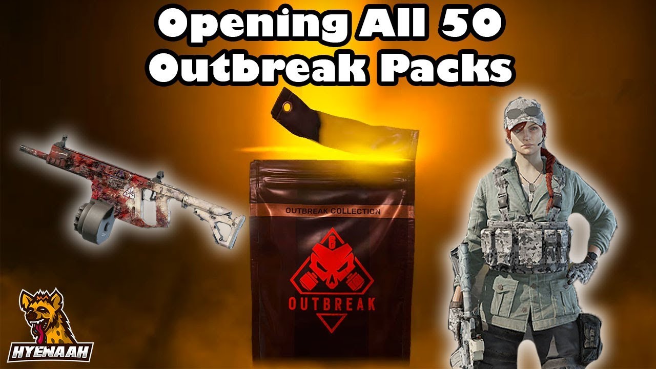 Opening All 50 Outbreak Packs In Rainbow Six Siege - Operation Chimera