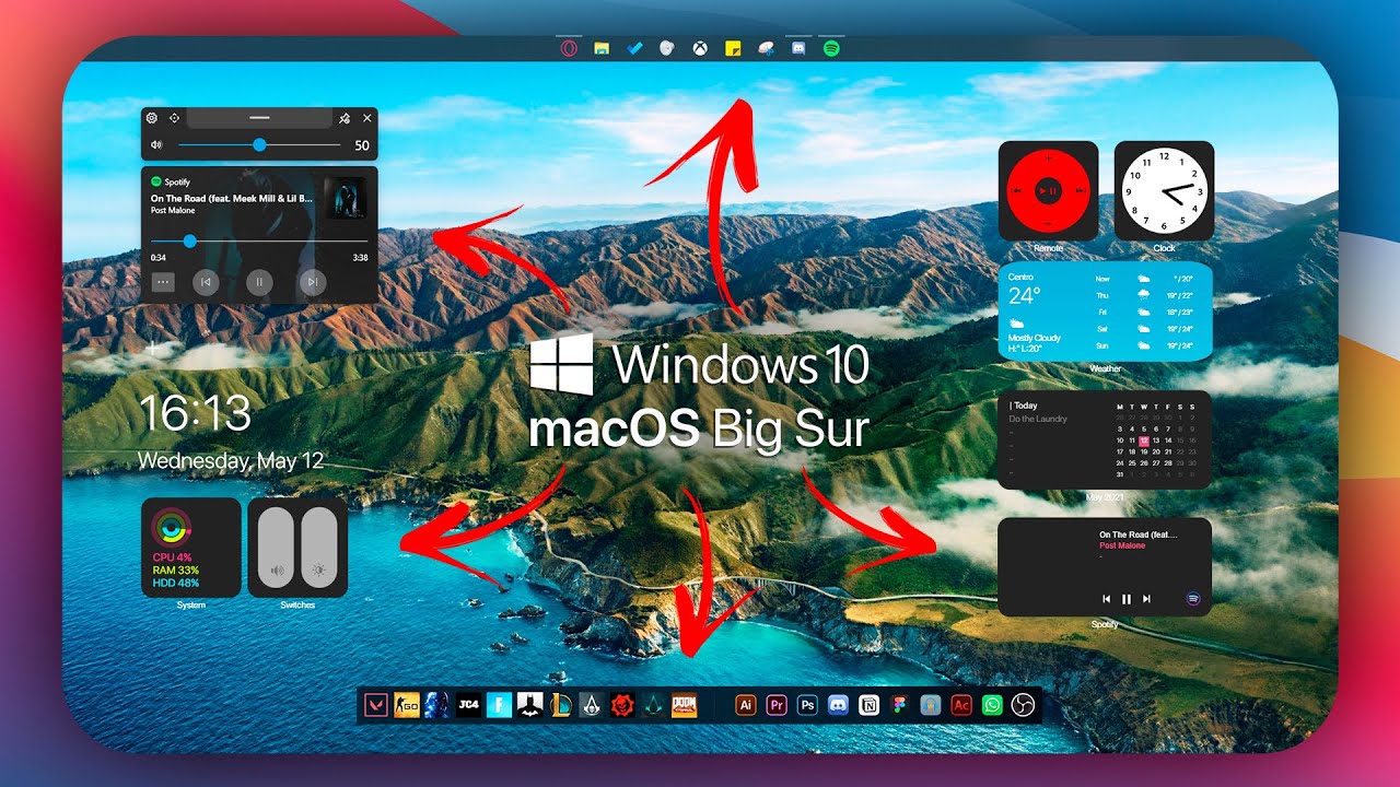 DEIXE SEU WINDOWS IGUAL O MAC! 5 aplicativos que mudam completamente o Windows 10 [2021]