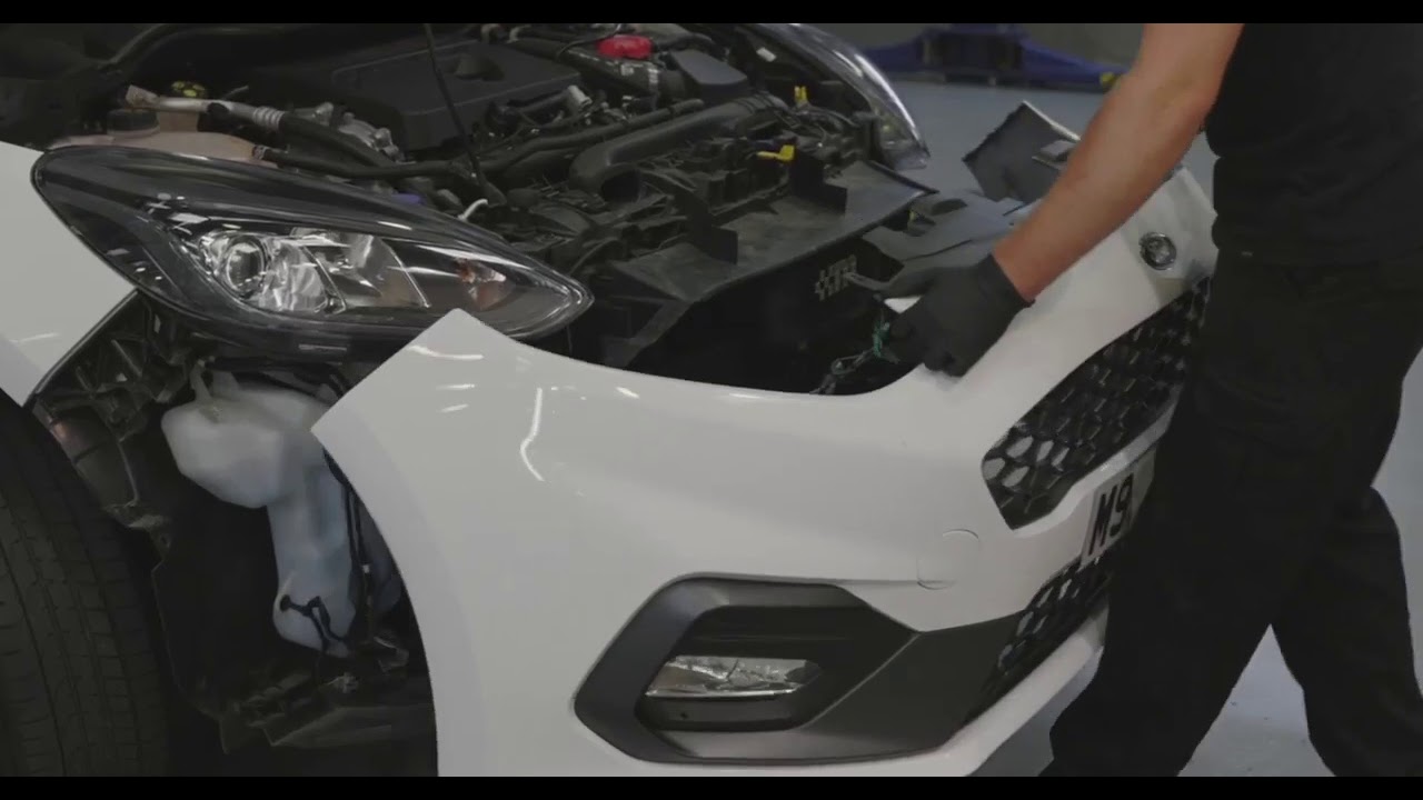mountune Mk8 Fiesta ST Intercooler installation walk-through