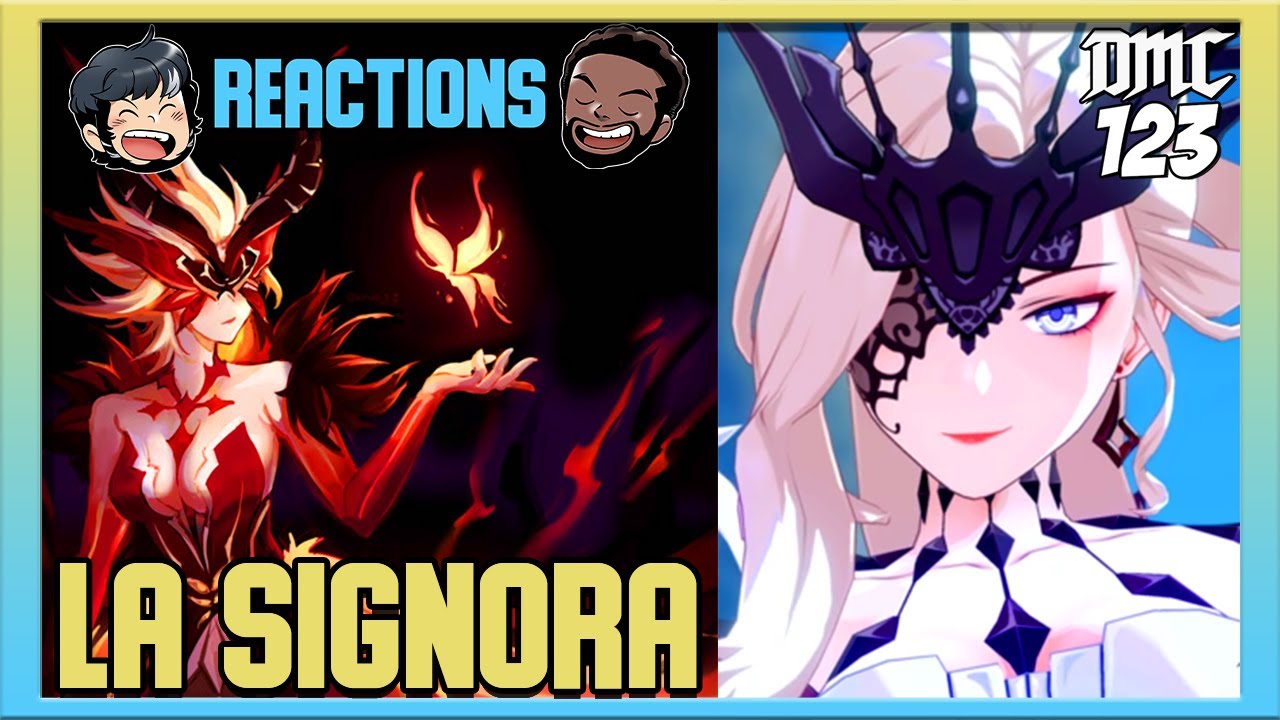 Reaction - La Signora (in Game & Concert) - Genshin Impact OST