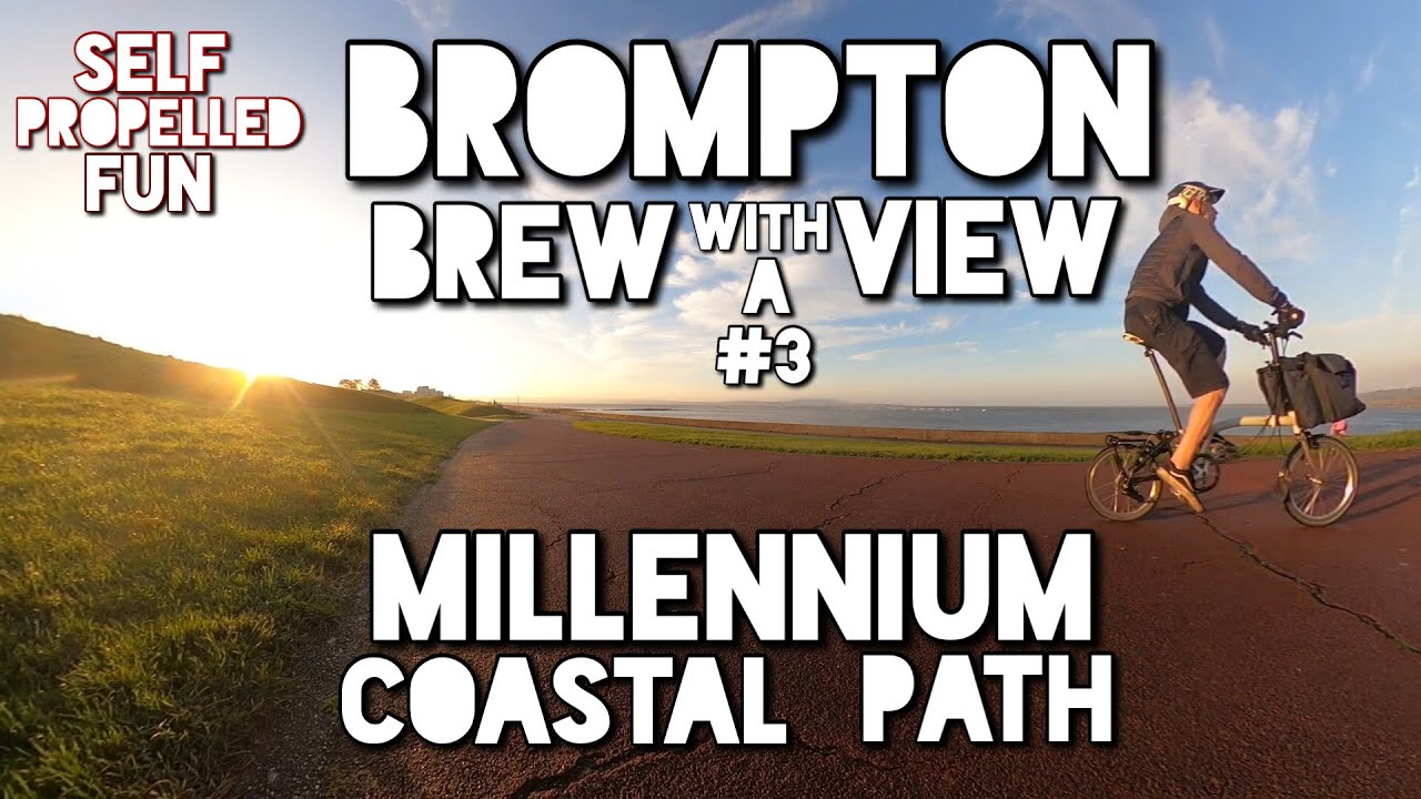 Brompton ‘Brew with a View’ #3 Millennium Coastal Path, Llanelli, Carmarthenshire, Wales, UK