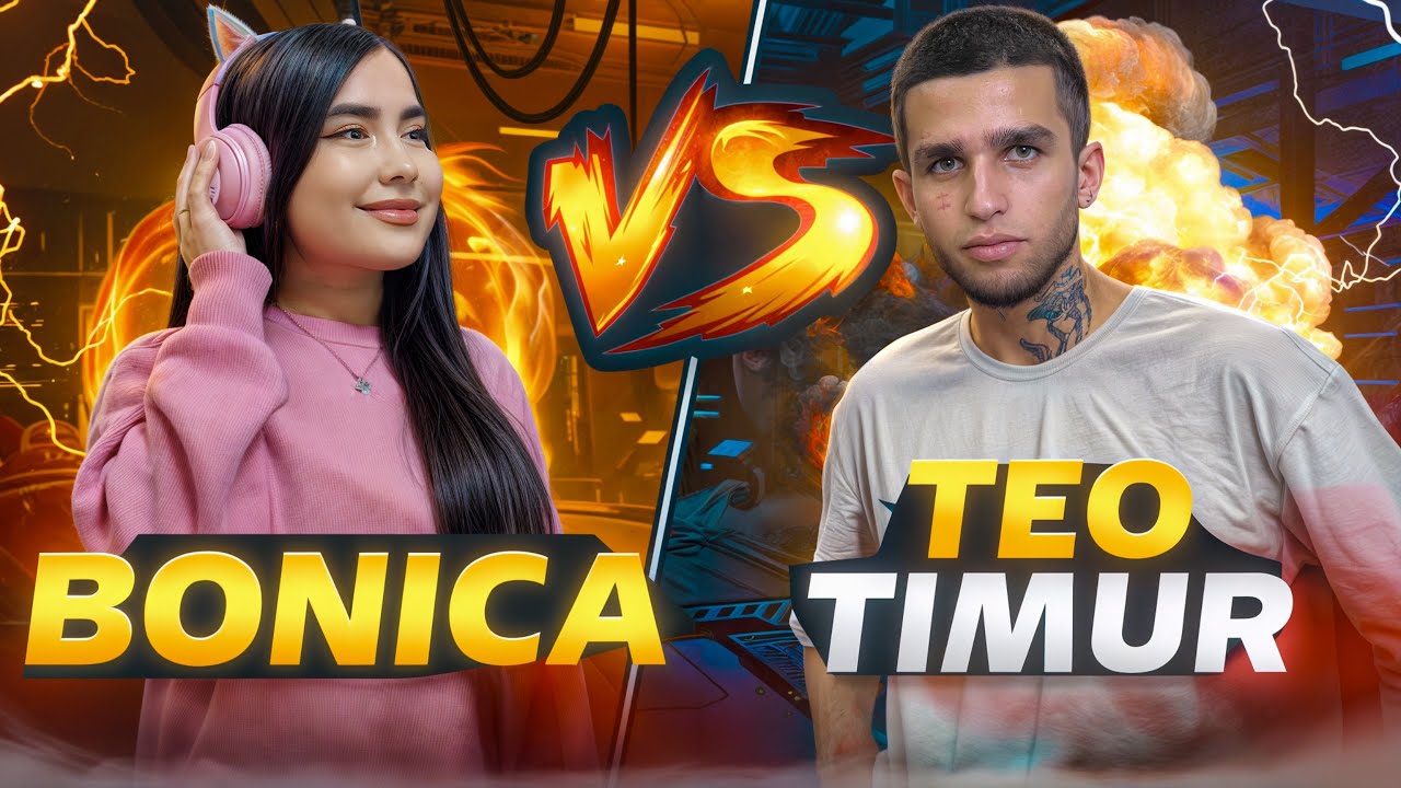 BONICA🩷 vs @TeoTimur_org  ☠️ | 🤯 TOP TDMERLADAN YANA KIM BILAN 1x1 OʻYNIMIZ?😎😍