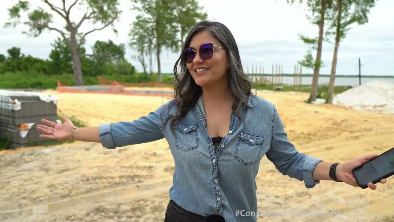 🏡Live #57: Enfim instalaram a porta da frente e começaram o revestimento da lareira