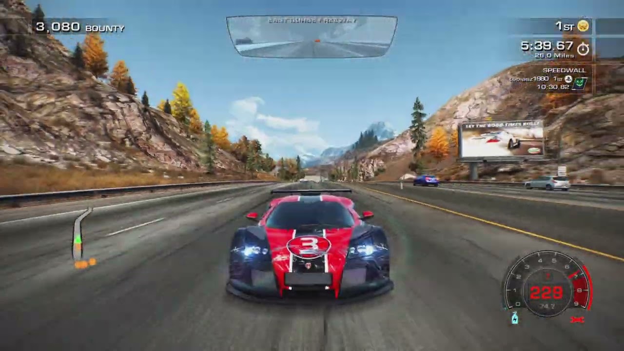 NFS Hot Pursuit Remastered: Doing The Seacrest Tour Race With The Gumpert Apollo  (4K) (PS5)