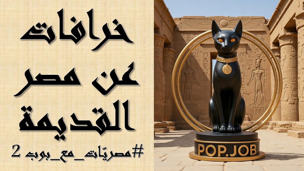 خرافات عن مصر القديمة - الجزء 2 #مصيات_مع_بوب الحلقة 2