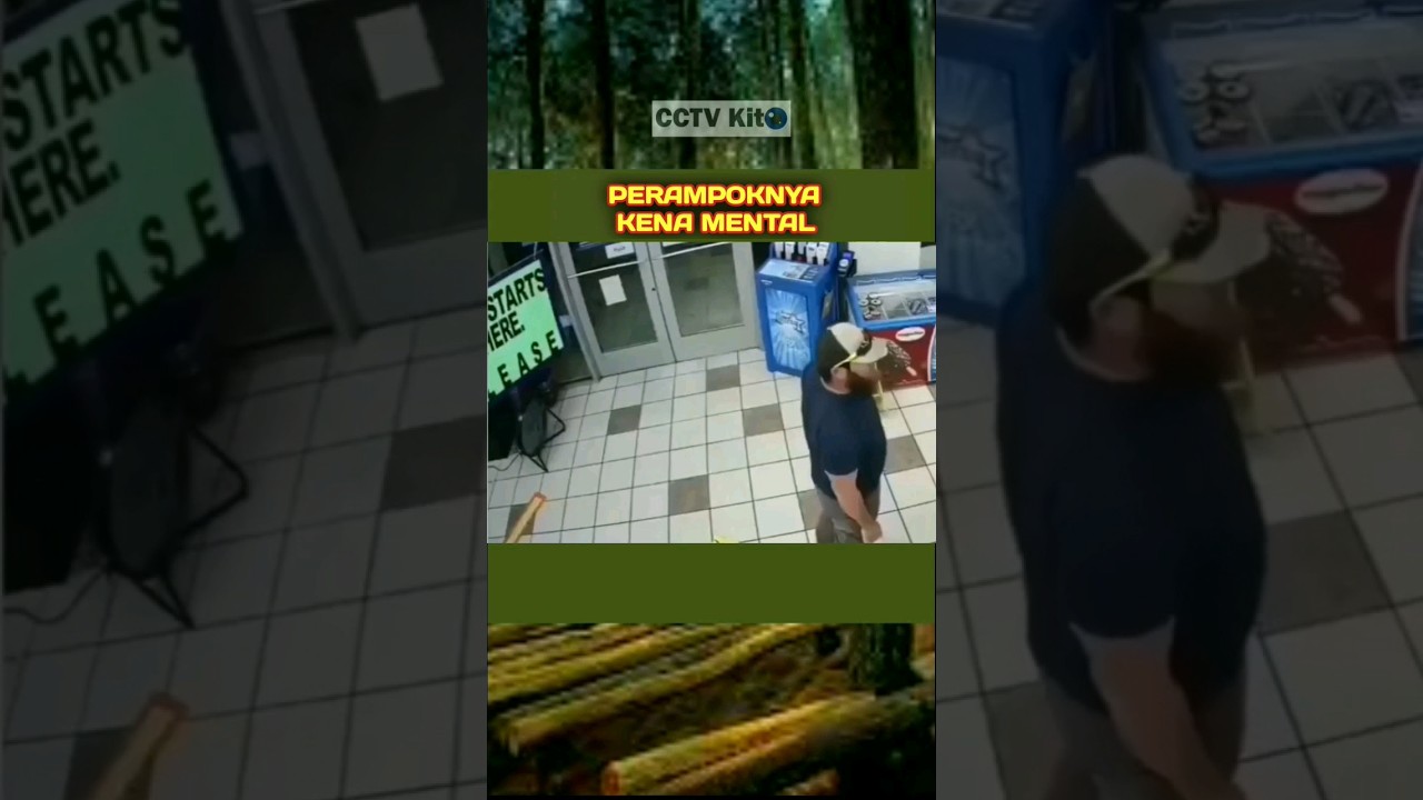 RAMPOK APES KENA MENTAL #short#shorts#cctvkito#rampok#crime#gun#terkini #update#feedshort#viral