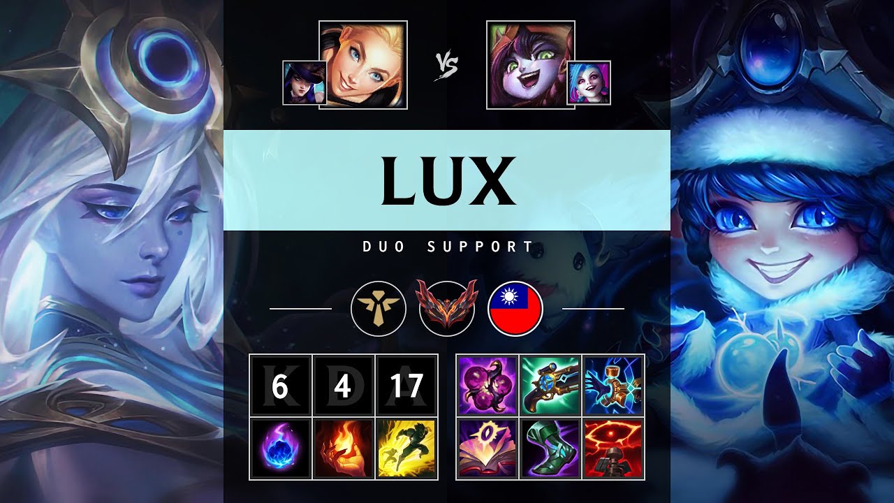 Lux Support vs Lulu: Killing spree - TW Grandmaster Patch 14.24