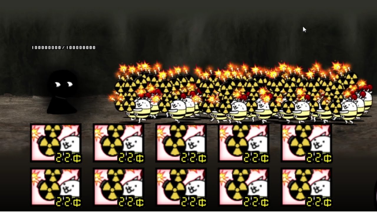 the battle cat spam Nuke Cat
