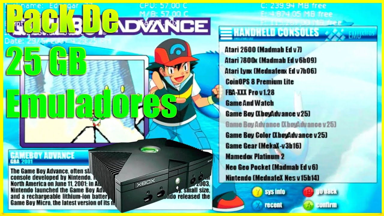 XBOX CLÁSICO: Instala el PACK de 25GB de EMULADORES y ROMS | Guía Completa de Transferencia