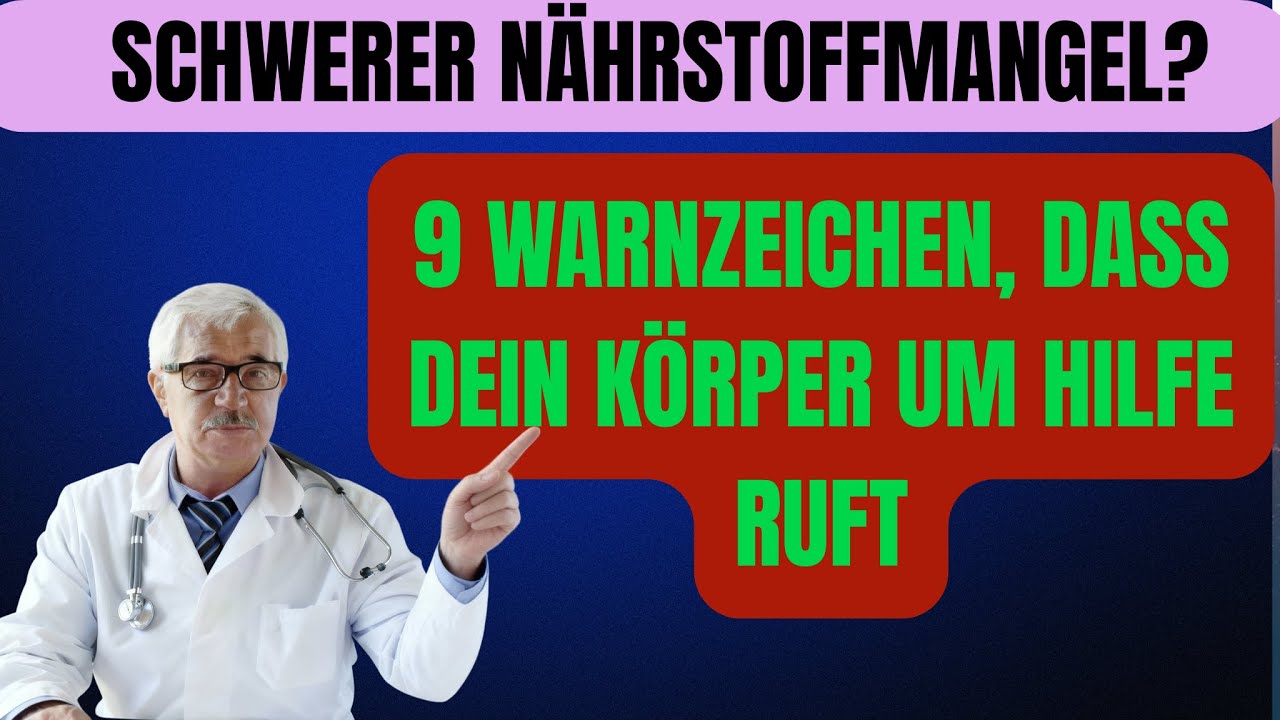 9 Warnsignale deines Körpers 🚨 Nährstoffmangel Symptome erkennen & richtig handeln!