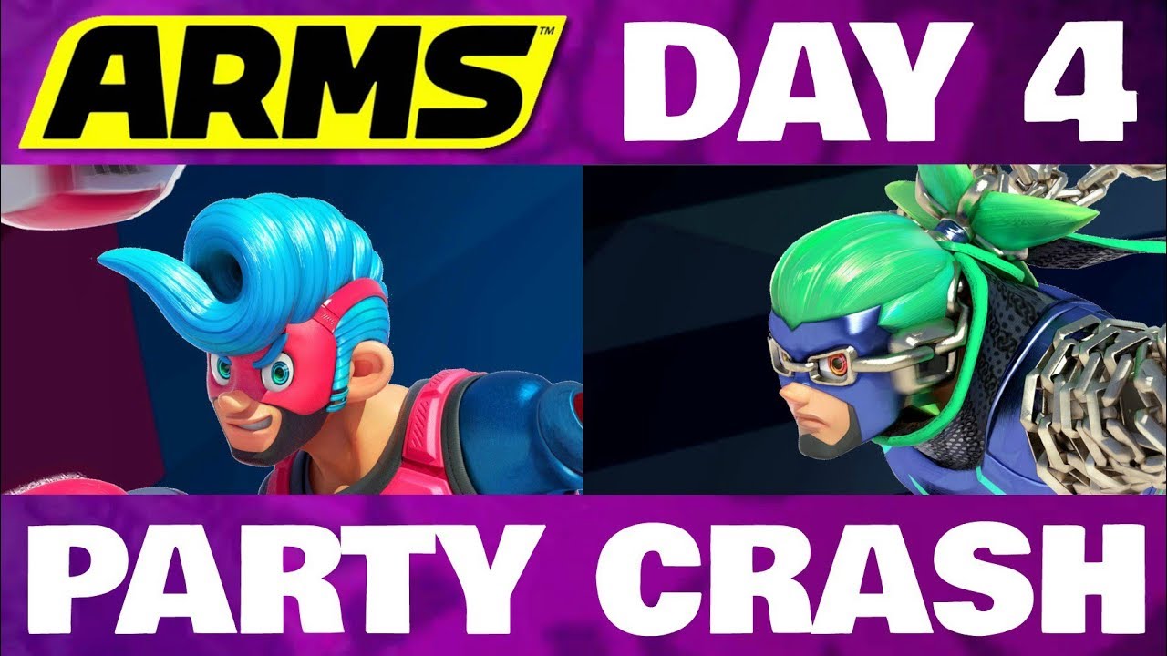 ARMS Party Crash DAY 4 Spring Man Vs Ninjara!