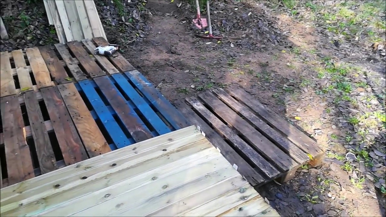 🛠   Terrasse en palette ! ! 🛠