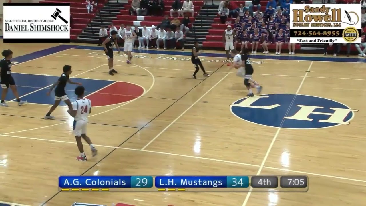 Albert Gallatin vs. Laurel Highlands | 2024-25 Boys Basketball Highlights