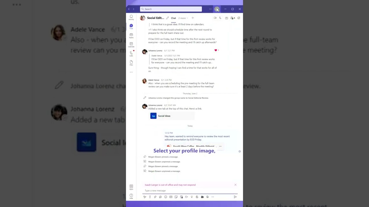 Finding focus in Microsoft Teams