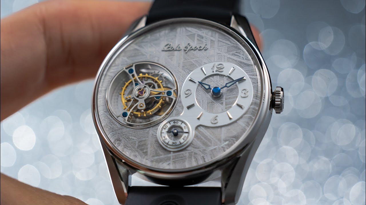 Pole Epoch Tourbillon Watch. Ji Chen 008. Meteorite Dial. Limited 99 pieces  极辰制表 008 陨石盘面 陀飞轮 限量99枚