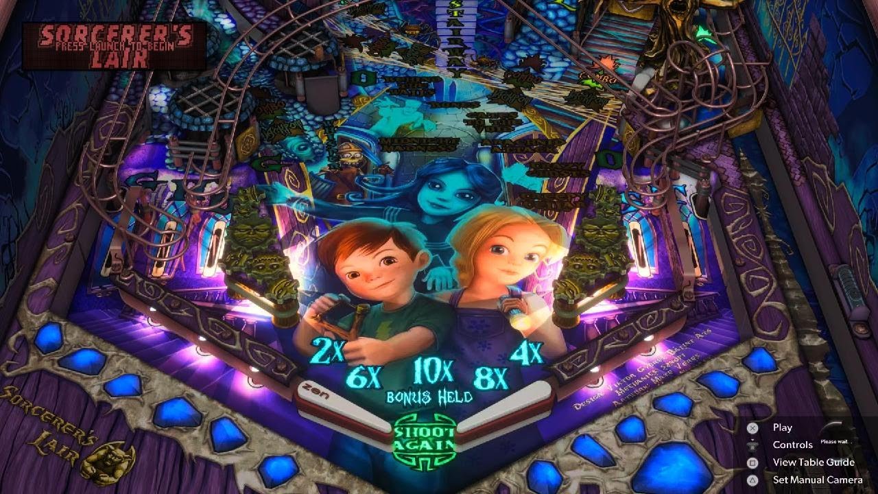 Pinball FX - PS5 4KHD - Sorcerer's Lair (Classic) - 23, 920, 950