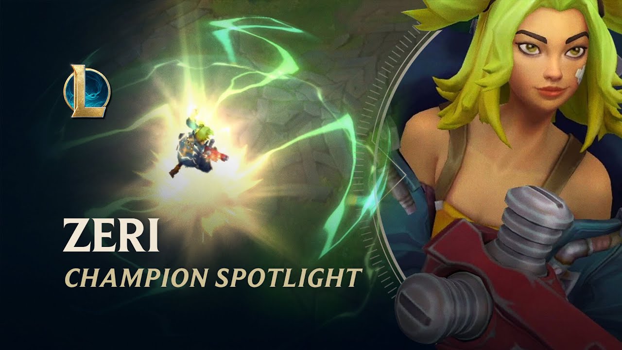 Champion Spotlight: Zeri | Gameplay&nbsp;&ndash; League of Legends