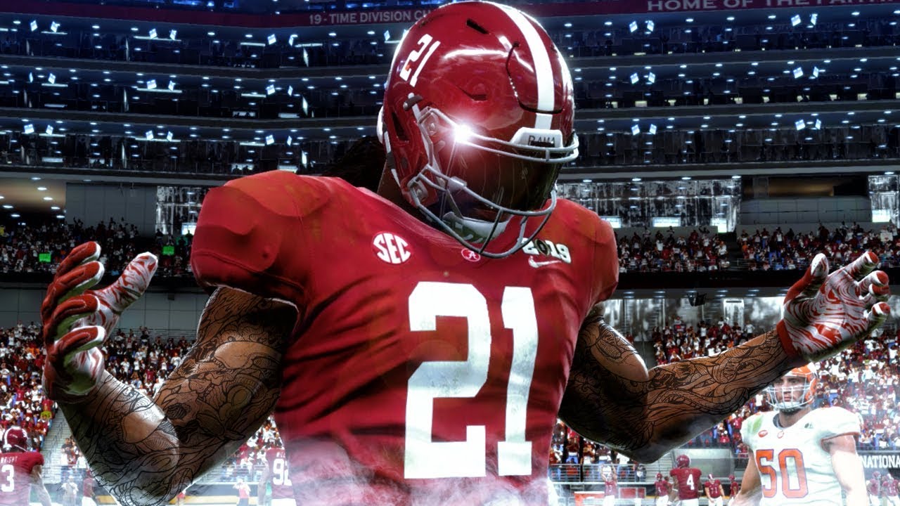NCAA FOOTBALL 19 CAREER GAMEPLAY! Bridges Joins Alabama In National Championship vs Clemson