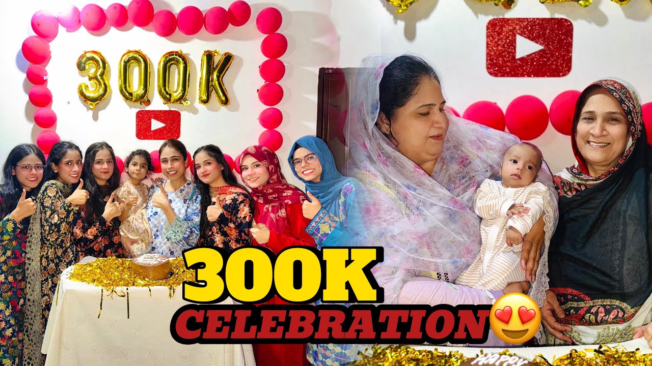 Happy 300k celebration to minsa family🥰||sab celebration par over excited ho gae😂❤️