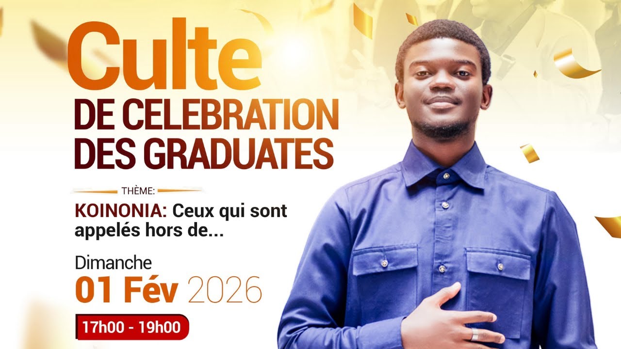 THANKSGIVING SERVICE | THEME : KONIONIA : CEUX QUI SONT APPELES HORS DE... | Pr. ALBET