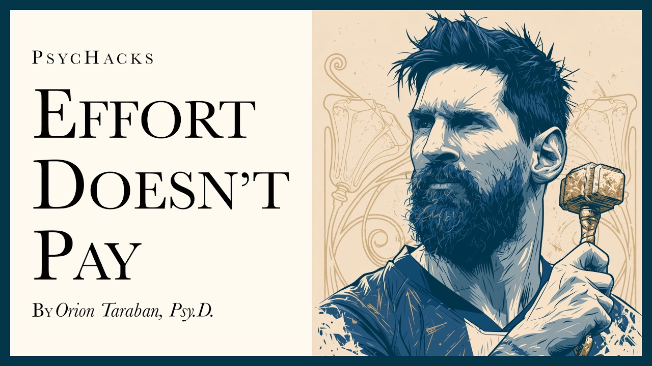 Effort doesn't pay: no one cares about your struggle