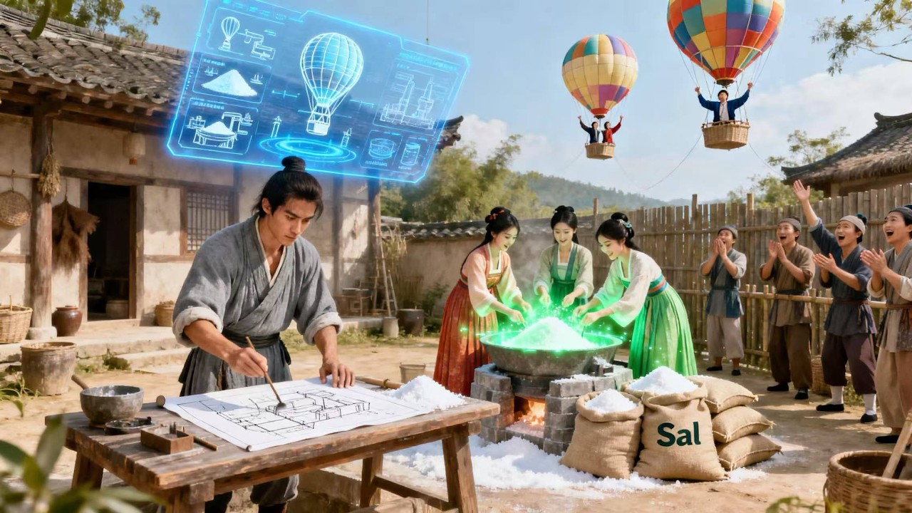 Reencarna en una antigua hambruna, usa tecnología moderna... ¡hace próspero a todo el pueblo!#drama